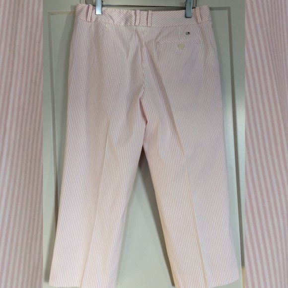 Tommy Hilfiger light coloured cotton capris size 8 - Picture 2 of 5